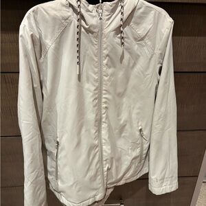 Women's White Hooded Jacket
